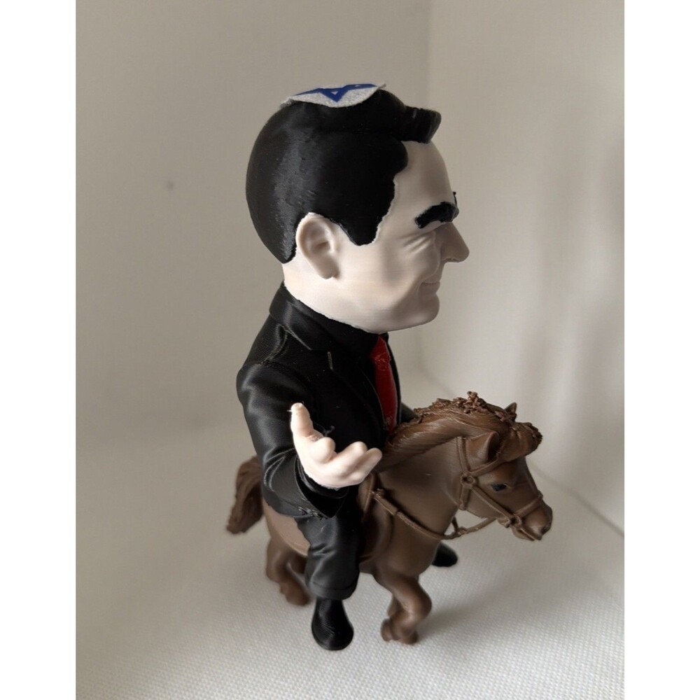 Ben Shapiro Riding A Midget Horse Candace Owens Figurine 6” F You Ben Shapiro ! - Picture 10 of 13